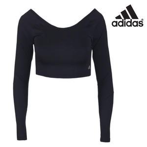 아디다스 여성 YOGI CROP TOP클라이마라이트 크롭 티셔츠-AB0031