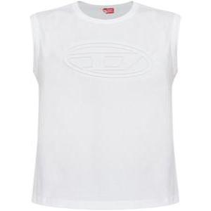 25SS 디젤 민소매 티셔츠 A166980NJBM100 WHITE DOM
