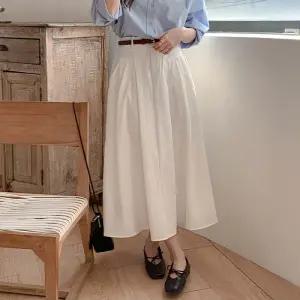 [코코블랑] 멀롯 플레어 밴딩스커트(벨트set)
