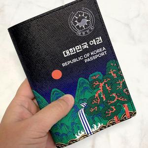 N37 한국 전통 사피아노 가죽 여권 케이스 5type 여권