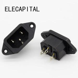 핫 5피스 3P IEC 320 C14 수 플매트 카펫 러그 패널 전원 입구 소켓 커넥터 AC 250V 10A