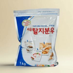 탈지분유 1kg 서울우유 쫀득 누가 쿠키 만들기 베이킹