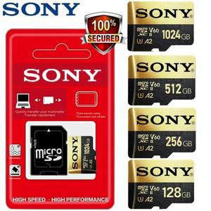 1 테라바이트 소니 마이크로 SD TF 카드 미니 메모리 카드 클래스 128GB 256GB 고속 Cartao De Memoria 플