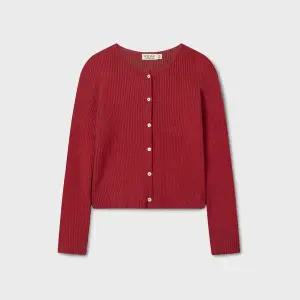 [후아유](마산점)Ribbed Button Cardigan WHCKF4742F