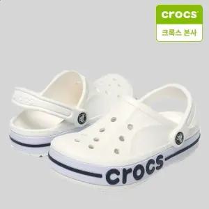 ( 본사) 바야밴드 클로그 화이트 205089-126 슬리퍼
