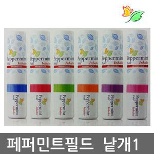 야돔 페퍼민트필드 코막힘 집중력 시험공부 태국야돔 휴대용방향/6개 1Set  유통기간 2025년