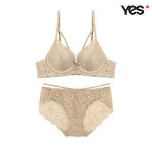 [롯데백화점]예스 올리브 베이지 레이스 팬티 세트 YSWBZ613YSWPZ613
