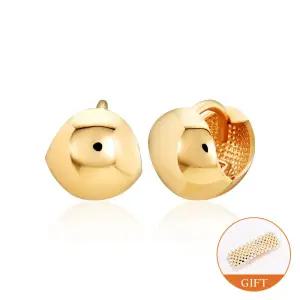 (9월베스트) 14K 골드 볼 원터치 귀걸이 M 한쌍 MOE40028
