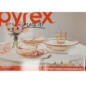 파이렉스 엠버 디너웨어세트 8P 그릇세트 PYREX