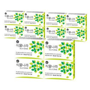 식물나라 비누 히노끼 퓨어바 100g 4개입 x 3팩 세안비누
