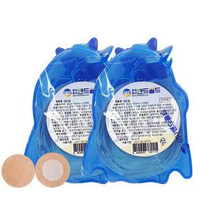 밴드골드 밴드랩 주사밴드 원형 20mm 100매 x 2개