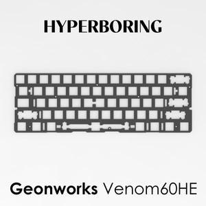 Geonworks Venom 60HE 키보드 플레이트 FR4 알루미늄 PC 사운드 폼 팩
