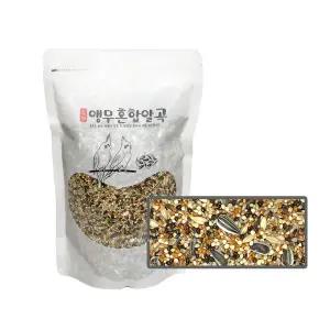 물세척 혼합알곡 900g 모란 왕관 코뉴어 퀘이커 앵무새 먹이 사료 모이