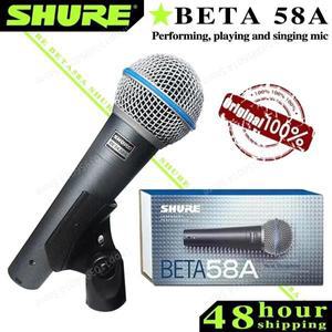 기존 SHURE 베타 58A 다이나믹 마이크 노래 무대 가라오케 스튜디오 컴퓨터 게임용 전문 유선 보컬