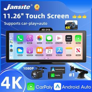 10 11 26 오디오 GPS 인치 DVR 비디오 듀얼 보드 4K 블루투스 ANDROID CARPLAY 자동 대시 네비게이션 무선