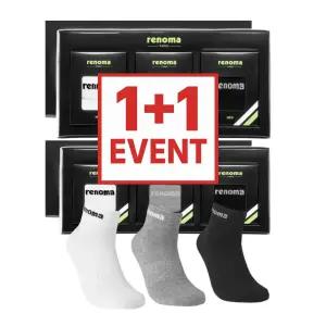 1+1 레노마 스포츠양말 선물세트 추석명절 답례품 선물용 남성여성3족 선물세트