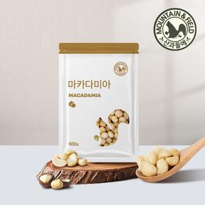 [산과들에] 마카다미아 500g x 2봉 / 신선한 견과 견과류 간식 마카다미아
