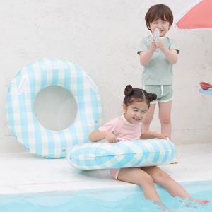 디웨이브 체크 원형튜브 80cm 민트스카이