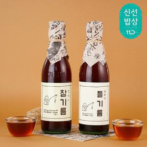 [1병+1병]달방아 통깨100% 옛날 방식 참기름+참기름 350ml