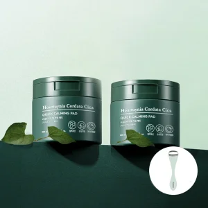 [2pack]어성초시카 퀵 카밍 패드 70매(+롤러 쿨링스틱)