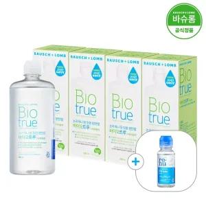 [공식] 바슈롬 바이오트루 렌즈세척액 500ml x4개 (+60ml)