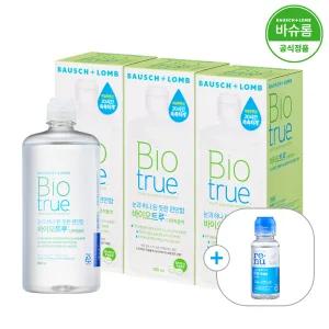 [공식] 바슈롬 바이오트루 렌즈세척액 500ml x3개 (+60ml)
