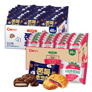 청우 쫀득초코칩800g+그랑쉘딸기780g