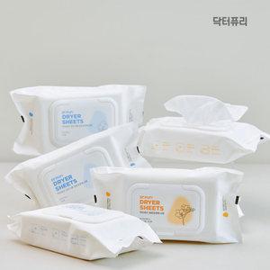 닥터퓨리 올인원 건조기시트 섬유유연제 드라이시트 80매입x3개 (총 240매) 파우더향