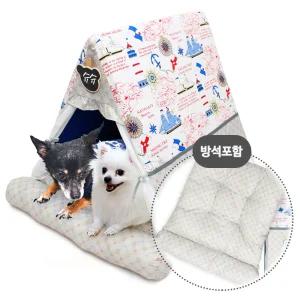 엔터펫 티피 강아지집 방석포함 대형사이즈 두가지색상 / 고양이숨숨집 고양이집 애견