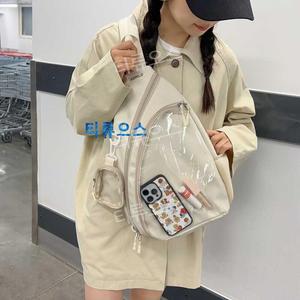 덕질 가방 백팩 이타백 귀여운 백 투명 티류으스