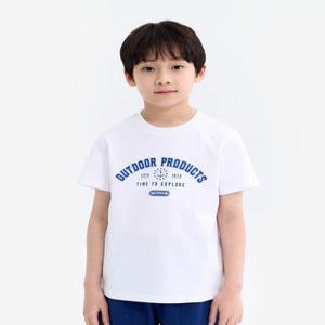 [아웃도어 프로덕츠 키즈][온라인전용]아웃도어 레터링 반팔티 (화이트) OD252ISS93_W