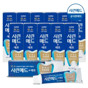 [내일도착] 부광 시린메드 에프 125g 12개 / 무색소 무보존제 시린이 잇몸 케어 치약