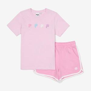 [KIDS] Girls 스마일 그래픽&반바지 셋업 (FK2FSF2201F_EPK)