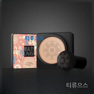 1+1/2+2 물광 톤업 핑크 사슴 버섯머리 퍼프 촉촉한 쿠션 BB 광채 뛰어난 커