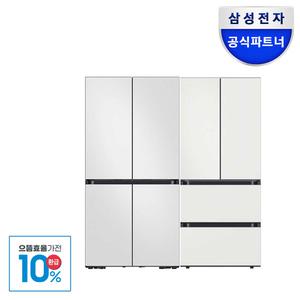 [으뜸효율] 삼성전자 비스포크 키친핏 냉장고 김치냉장고 세트 RM70F64R1A+RQ42DB94R2