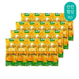 [품질보장] 100% 리얼 달콤한 아이스 망고바 60g 20개