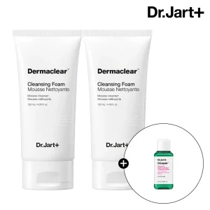 닥터자르트 더마클리어 클렌징 폼 120ml 2개(+시카페어 트리트먼트 로션 15ml)