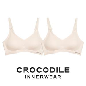 [크로커다일] 감탄브라 나일론모달 후크형 브라2종 오트밀 CDWBR4O10_2