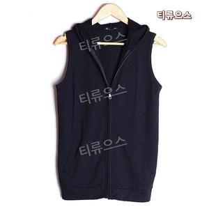 데일리 베스트 봄여름 빅사이즈 민소매 얇은 코트 나시 가디건 후드 조끼 남성 티류으