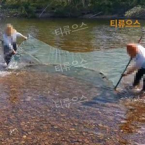 해루질 뜰채 민물 바다 낚시 대형 족대 해루질 그물망 티류으스