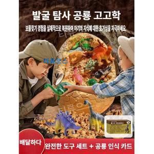 발굴키트 공룡알 깨기 집중력 발달 탐구 공룡모형 티류으스