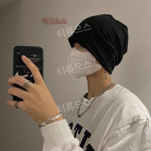 1+1 항암모자 여름비니 얇은 여름용 암환자 남자 여자 수면 두건 면 비니 모자 티류으