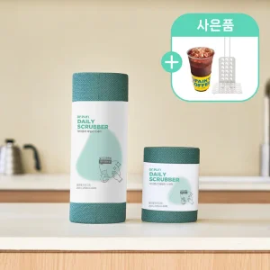 [지금이 쟁일때] 닥터퓨리 튼튼한 엠보싱 일회용 수세미 60매 대형+소형 혼합구성