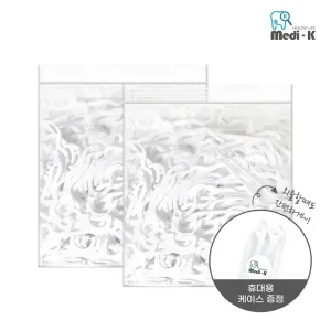[메디케이] 국내생산 일회용 치실 400p + 400p 벌크 대용량 케이스 포함