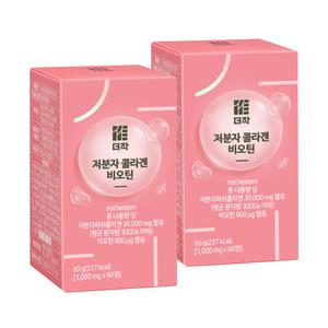 더작 저분자 콜라겐 비오틴 60정 × 2박스