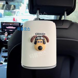 티류으스 그로밋 차량용 휴지통 쓰레기통 차량용품 걸이형