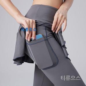 티류으스 스커트 골프 캉캉 레이어드 활동성 치마바지 좋은