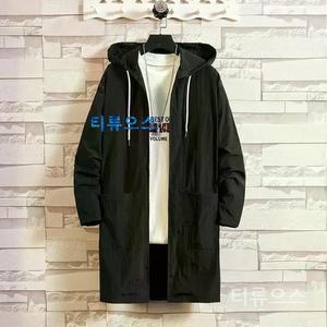 티류으스 바람막이 야상 롱 점퍼 남성 여름