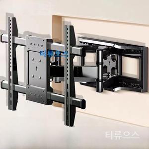 벽걸이 브라켓 98인치 TV 모니터 거치대 홀더 좌우 티류으스