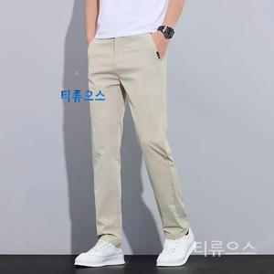 여름용 냉감 실크 캐주얼 닝 편안하다 일자 통기하다/얇은 핏/슬림 티류으스